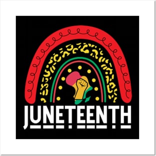 Juneteenth Tee Shirt June 19th 1865 Freedom Day Melanin Juneteenth Posters and Art